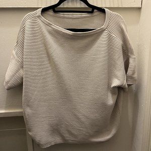 VIA STROZZI MADE IN ITALY WOMENS SHORT SLEEVE SWEATER SIZE SM